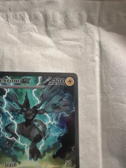 Zekrom EX #166/086 SIR - Mint - 2025 Black Bolt and White Flare Pokemon TCG - Image 2