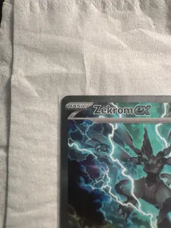 Zekrom EX #166/086 SIR - Mint - 2025 Black Bolt and White Flare Pokemon TCG - Image 3