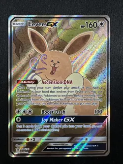 Eevee GX SM233 Full Art Black Star Promo Sun & Moon Pokemon English - Image 1