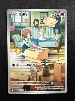 Ralts - 211/198 Scarlet & Violet Illustration Rare Pokemon English - Image 1