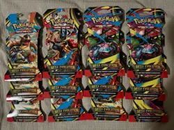 Pokemon TCG MEGA EVOLUTION Sleeved Booster Packs Lot of 12 Total Packs 12 - Image 1
