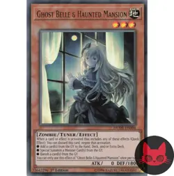 Yugioh Ghost Belle & Haunted Mansion DUDE-EN004 Ultra Rare 1st Edition NM - Image 1