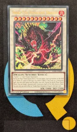 ALIN-EN040 Snake-Eyes Vengeance Dragon Ultra Rare 1st Ed YuGiOh - Image 1