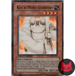 Yugioh Koa'ki Meiru Guardian RGBT-ENPP3 Super Rare Limited Edition NM - Image 1