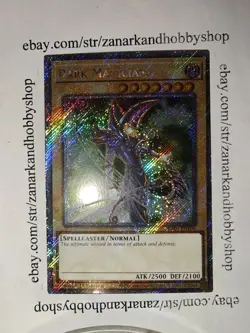 Yu-Gi-Oh Dark Magician 6th Art 1st Edition Platinum Secret Rare RA04-EN106 - Image 1