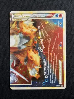 Suicune & Entei Legend Two Pokemon Cards (94/95 AND 95/95) Unleashed Set Holo - Image 4