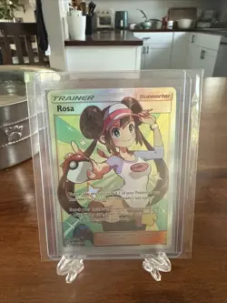 Pokemon TCG Rosa Trainer Cosmic Eclipse Full Art Card 236/236 - Image 3