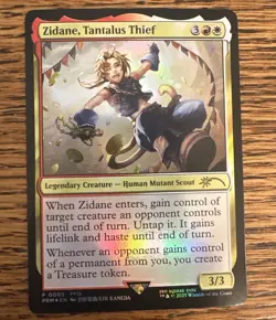 Zidane Tantalus Thief 0005 Foil Promo Card Final Fantasy PRM MtG NM - Image 1