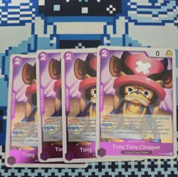 4X One Piece Card Game Tony Tony.Chopper OP07-066 Rare NM - Image 1
