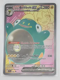 Iono's Bellibolt ex 194 Full Art Scarlet & Violet Promo Pokemon Card - Image 1