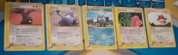 Misono & Morii E-Reader NM/LP Vintage Official Pokemon Cards + Bonus Mystery Art - Image 1