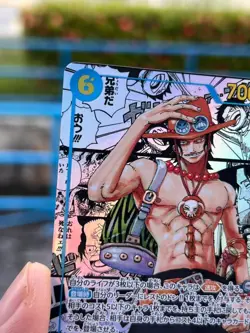 Ace OP13-119 SEC Manga Alt Art Carrying on His Will One Piece Card Japanese - Image 4