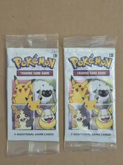 2x Pokemon TCG GENERAL MILLS 25th Anniversary 3 Card Packs NEW/SEALED SEE PICS - Image 1