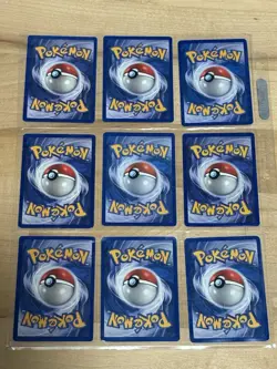 Vintage Pokemon Card Lot 9 Cards LP-HP - Image 2