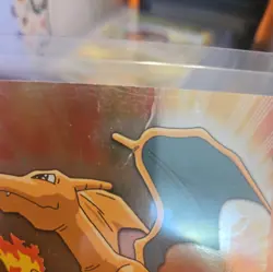 1999 Pokemon TCG Charizard Topps Chrome #6 Holo Foil Card - Image 3