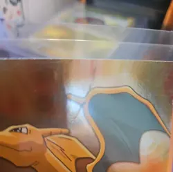 1999 Pokemon TCG Charizard Topps Chrome #6 Holo Foil Card - Image 4
