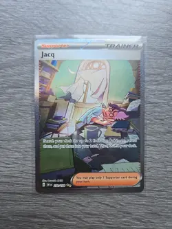 Pokemon TCG Jacq Full Art Trainer Card 250/198 Scarlet & Violet English NM - Image 1