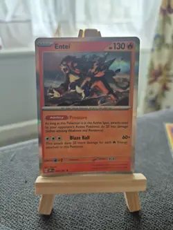 Entei Obsidian Flames Rare Holo Pokemon Card 30/197 - Image 1