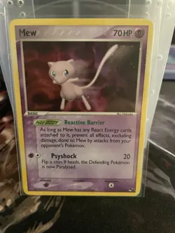 Mew 4/17 Pop Series 4 Pokemon Holo Card Organized Play - Image 1
