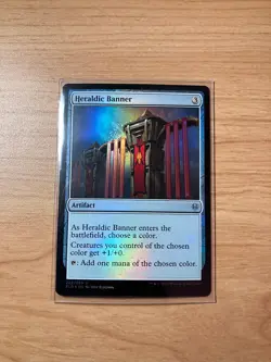 Heraldic Banner 222/269 - Throne of Eldraine - Foil - Magic the Gathering 2019 - Image 1