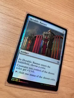 Heraldic Banner 222/269 - Throne of Eldraine - Foil - Magic the Gathering 2019 - Image 2