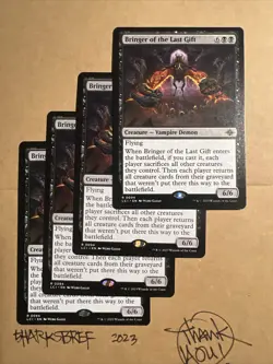 x4 Bringer of the Last Gift MTG LCI 0094 R Regular NM Playset - Image 1