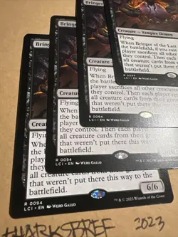 x4 Bringer of the Last Gift MTG LCI 0094 R Regular NM Playset - Image 3