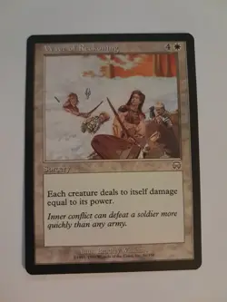 Wave of Reckoning MP Mercadian Masques MTG Magic the Gathering - Image 1