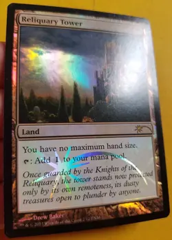MtG FNM foil Reliquary Tower + FtV foil Maze of Ith ×1 - NM - NEXT DAY SHIPPING! - Image 4