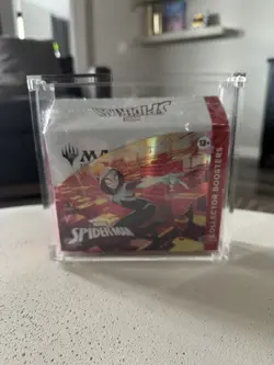 Magic The Gathering Marvel Spiderman Collector Booster Box Acrylic Case Included - Image 1