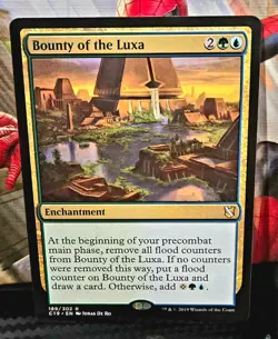 magic the gathering - Bounty of the Luxa - Enchantment - Rare - Green, Blue - Image 1