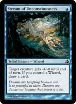 MTG Stream of Unconsciousness - Foil, Morningtide, Moderately Played, English - Image 1