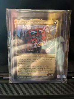 MTG Magic The Gathering Optimus Prime, Hero Foil Transformers Commander - Image 2