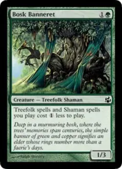 MTG Bosk Banneret - Foil, Morningtide, Moderately Played, English - Image 1