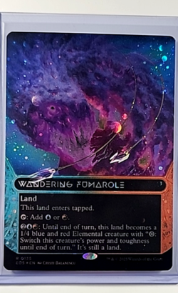 MTG Magic the Gathering EOS Stellar Sights Galaxy Foil #135 Wandering Fumarole - Image 1