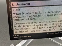 Nowhere to Run Duskmourn: House of Horror Foil - Image 2