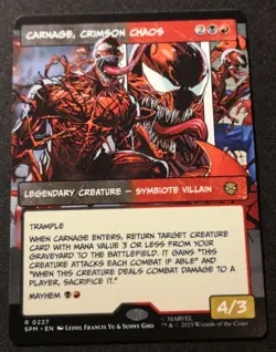 Carnage, Crimson Chaos - Borderless - SPM - MTG - EN - NM - 0227 - Image 1