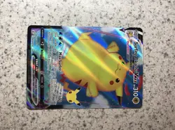 Surfing Pikachu Vmax Celebrations 9/25 NM Pokemon Ultra Rare Pack Fresh - Image 1