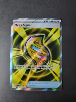 Mega Signal 171/132 - Mega Evolution Ultra Rare Full Art Holo Pokemon TCG M/NM - Image 1