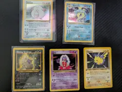 Pokemon TCG Shining Tyranitar 113/105 Neo Destiny Holo 2002 Vintage MP & extra - Image 3