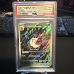 Pokemon Arbok Card 176/162 PSA 10 Illustration Rare Temporal Forces - Image 1