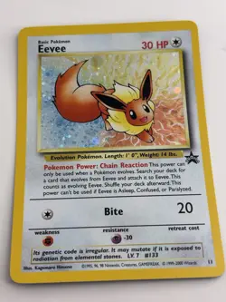 Eevee 11/53 Wotc Black Star Promo Holo Pokemon LP/NM - Image 5