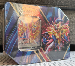 Pokemon Legends of Galar TCG - Zamazenta V Promo Tin with 5 Booster Packs NEW - Image 1