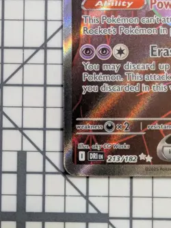 Pokemon TCG Team Rocket's Mewtwo EX 213/182 Destined Rivals - Image 5