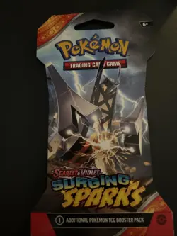 VERY HEAVY - 31.76g - Pokemon Surging Sparks Sleeved Booster Pack - SEALED! - Image 2