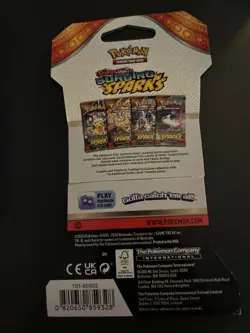 VERY HEAVY - 31.76g - Pokemon Surging Sparks Sleeved Booster Pack - SEALED! - Image 3