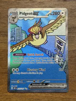 Pidgeot Ex 225/197 Special Illustration Rare - Pokemon SV03 Obsidian Flames - Image 1