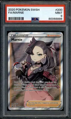 Marnie - 200/202 - PSA 9 - Full Art - Sword & Shield - Pokemon - 68886 - Image 1