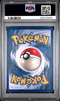 1999 POKEMON BASE SET UNLIMITED #1 ALAKAZAM-HOLO PSA 7 - Image 2
