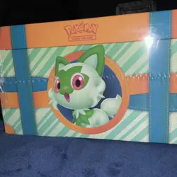 2024 Pokemon TCG, Paldea Adventure Chest -6 Packs, 7 Foil Promos & More, New - Image 2